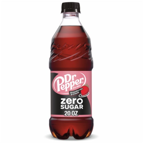 Dr Pepper Strawberries & Cream Zero Sugar Soda G6