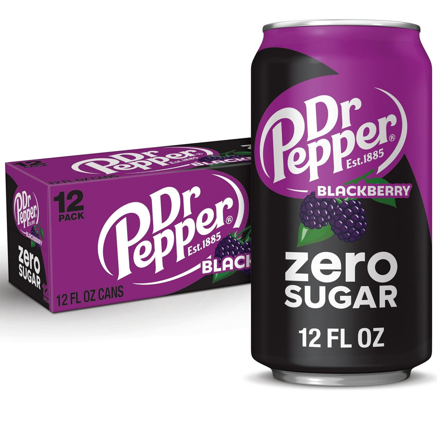 Dr Pepper Blackberry Zero Sugar Soda T6